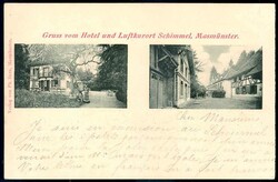 Luftkurort Schimmel, Masmünster: 'Gruß aus..'-Karte mit Ansicht des ...