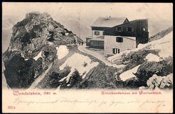 Wendelstein in 1750 Metern Höhe: s/w.-AK mit Ansicht vom ...