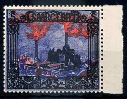 25 Mark Freimarke 1921, vom rechten Seitenrand, tadellos postfrisch, ...