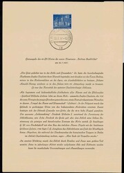 40 Pf. Berliner Stadtbilder II. 1957, auf amtl. ETB, Pracht. M€ 30 ...