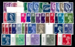 die Freimarkenausgaben 1958 - 1982, inkl. der x.- und y.-Werte, teils ...