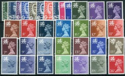 die Freimarkenausgaben 1967 - 1982, tadellos postfrisch kpl., Luxus. ...