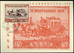 IBASA 1950, die Marke herrl. auf motivgleicher Karte, mit ESST aus ...