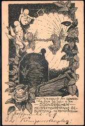 Hannover: Architektenverein 'Bauhütte zum Weißen Blatt', grafisch ...