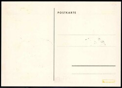 Hannover Messe 1961, Erinnerungskarte mit Marken dieser Zeit und ...