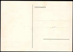 Hannover Messe 1961, Erinnerungskarte mit Marken dieser Zeit und ...