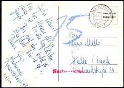 Hannover Messe 1957, Erinnerungskarte mit entspr. Vignette und ...