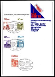 Philatelie und Hobby, Erinnerungsblatt zur Briefmarkenausstellung ...