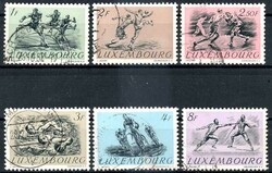 Olympische Sommerspiele 1952, sauber gest., Pracht. M€ 20,--