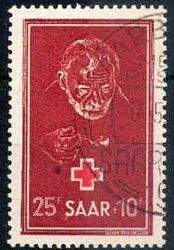 Rotes Kreuz 1950, sauber mit SST, Pracht. M€ 80,--