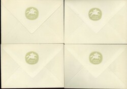 Partie von sechs Blanko-Schmuck-FDC's, dabei die Mi.-Nrn. 951/953., ...