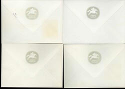 Partie von sechs Blanko-Schmuck-FDC's, alle Ausgaben aus 1968 sowie ...