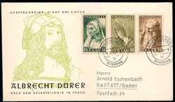 Volkshilfe 1955 auf Schmuck-FDC, Luxus.