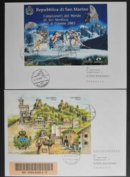 Tourismus-Block 2002, sauber mit drei SST's auf Einschreibebrief nach ...