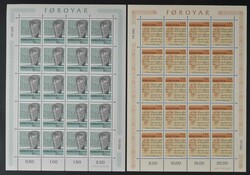 historische Schriften 1981, der kpl. Satz jew. im Original-20er-Bogen ...