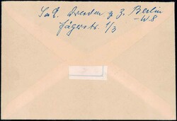 Briefmarkenausstellung Berlin-Block 1954, mit entspr. SST als FDC von ...