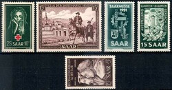 Rotes Kreuz bis Reformationsjubiläum 1951, tadellos postfrisch, ...