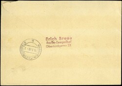 Goethe-Satz 1949, als Satz-R.-Brief mit idealen Vollstpln. ...