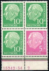 1420: República Federal de Alemania - Se-tenant prints