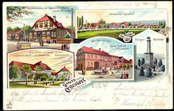 Egestorf a. Deister: mehrfarbige Lithographie-AK 'Gruß aus Egestorf ...