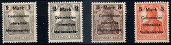 Germania-Marken mit Aufdruck 1920, sauber ungebraucht, 2 Mark mit ...