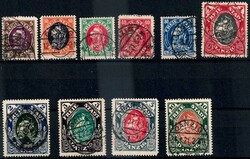 Freimarken-Satz Kogge 1921, sauber und schön zentr. gest., unseres ...