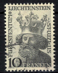 10 Fr. Heiliger Luzius 1946, zart gest., feinst.