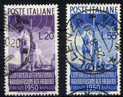 Radiokonferenz 1950, sauber gest., Kabinett. M€ 80,--