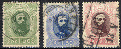 Freimarken König Oskar II. 1878, sauber gest., Kabinett.