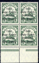 245: German Colonies Togo British Occupation