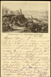 106900: Germany West, Zip Code W-68, 690- 691 Heidelberg - Picture postcards