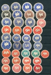 7960: Lots and Collections Vignettes and letter seals - Collections