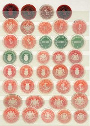 7960: Lots and Collections Vignettes and letter seals - Collections