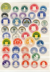 7960: Lots and Collections Vignettes and letter seals - Collections
