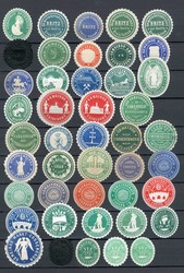 7960: Lots and Collections Vignettes and letter seals - Collections