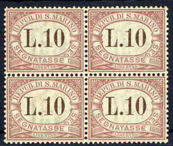 5590: San Marino - Postage due stamps