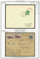1665: Algeria - Covers bulk lot