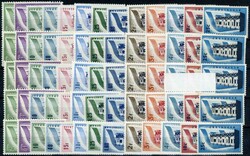 Aus dem 'Afinsa-Bestand': hier sechs große und prallgefüllte ...