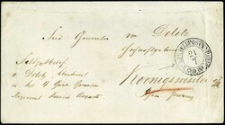 K P r. Feldpost exp. II. Grd. Inf. Div.: eindrucksvolles Kuvert mit ...