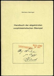 Deninger, Hermann: 'Handbuch der abgekürzten, vorphilatelistischen ...