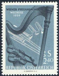 Orchester-Weltreise 1959, mit leicht verschobenem Schwarzdruck, ...