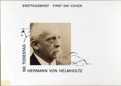 100. Todestag von Hermann von Helmholtz 1994, Original-Entwurf (ca. ...