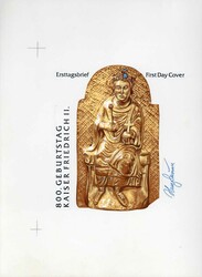 800. Geburtstag von Kaiser Friedrich II. 1994, Original-Entwurf (ca. ...