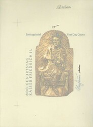 800. Geburtstag von Kaiser Friedrich II. 1994, Original-Entwurf (ca. ...
