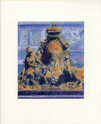 Europa: Postalische Einrichtungen-Satz 1990, zwei Original-Entwürfe ...