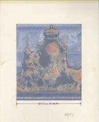 Europa: Postalische Einrichtungen-Satz 1990, zwei Original-Entwürfe ...