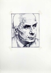 100. Geburtstag von Jakob Kaiser, Original-Entwurf (ca. 21,8 x 31 cm) ...