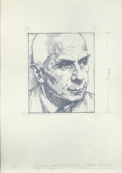 100. Geburtstag von Jakob Kaiser, Original-Entwurf (ca. 21,8 x 31 cm) ...