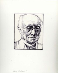 100. Todestag von Ludwig Windthorst 1991, Original-Entwurf (ca. 21 x ...