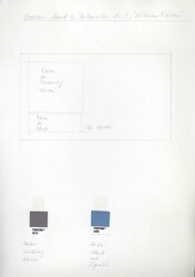 100. Geburtstag von Wilhelm Kaisen 1987, Original-Entwurf (ca. 30,9 x ...